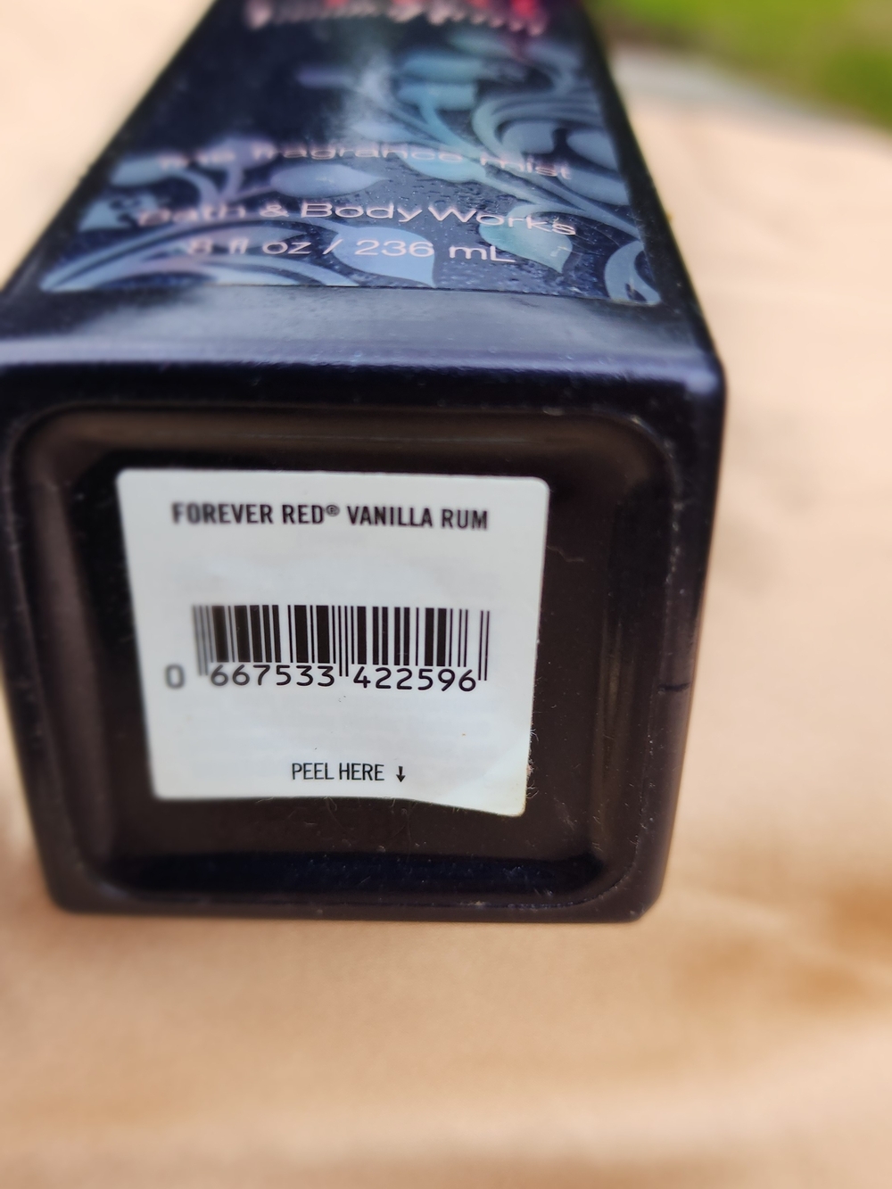 Forever Red Vanilla Rum  - Navy Bottle with Red Bow - Picture 3 of 4